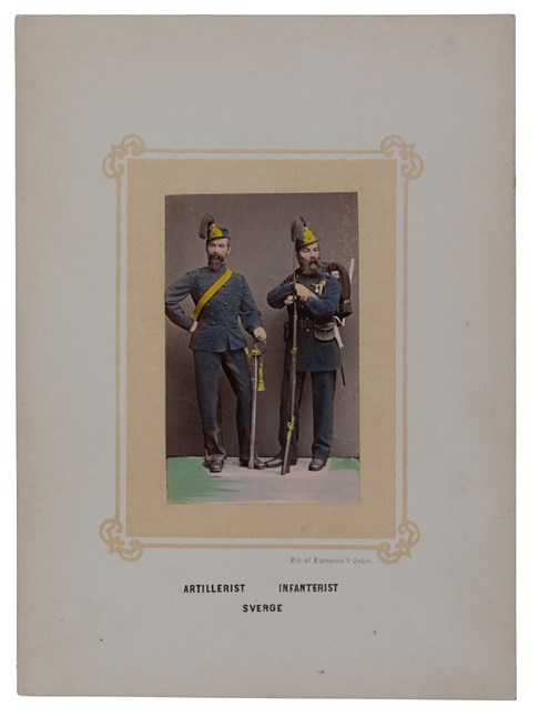  Folkdräkt, Artillerist, Infanterist, Sverige
