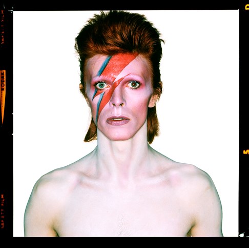  David Bowie, Aladdin Sane, open eyes, 1973