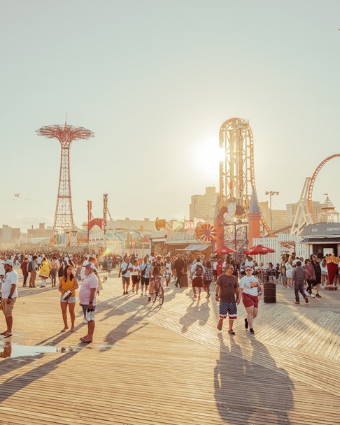  A late sunday at Coney Island
