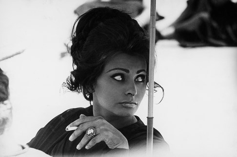  Sophia Loren, 1963. Taken On The Set Of Anthony Mann’s ‘The Fall Of The Roman Empire’