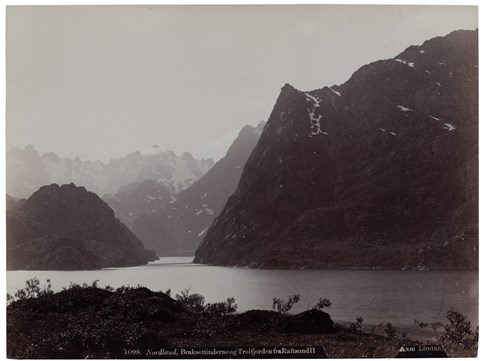  #1098 Nordland, Braksettinderne og Trolfjorden fra Raftsund II, Norge