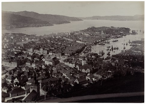  #1755, Bergen, Fra Flöifjeldet, Norge