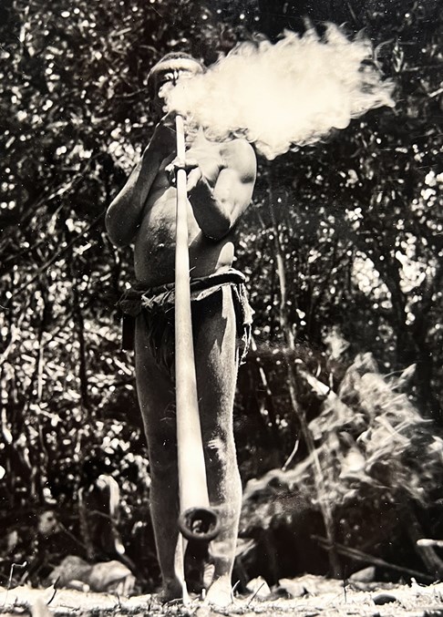  Pygméer i djungeln utanför Stanleyville (nuvarande Kisangani), dåvarande Belgiska Kongo 1948
